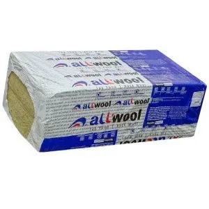 Утеплитель базальтовый (каменная вата) ALLWooL 1200*600мм*130*10(1,44м2/0,144м3)