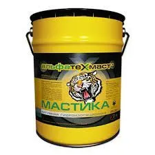 Мастика битумная гидроизоляционная Альфа ТехМаст (ведро 20кг)
